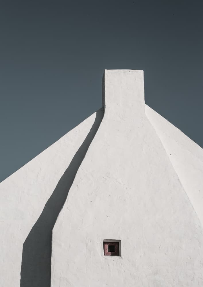 White Geometry by Shot by Clint — canvas wall art
