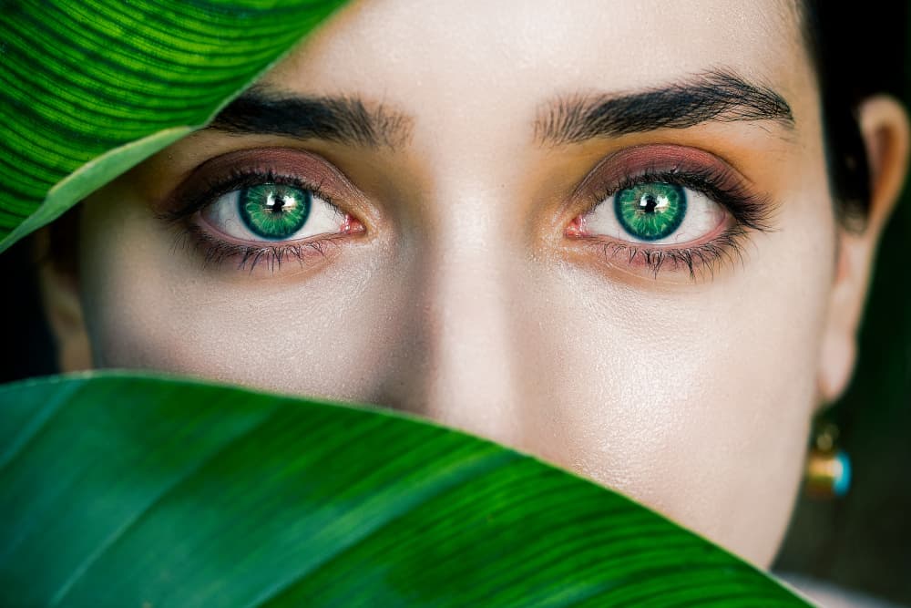 Captivating Green Eyes by Amir Heydari — canvas wall art