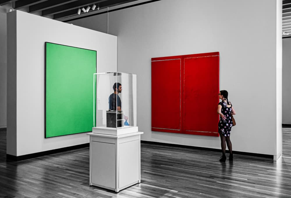 Viewing Modern Art by Andrew Beavis — canvas wall art