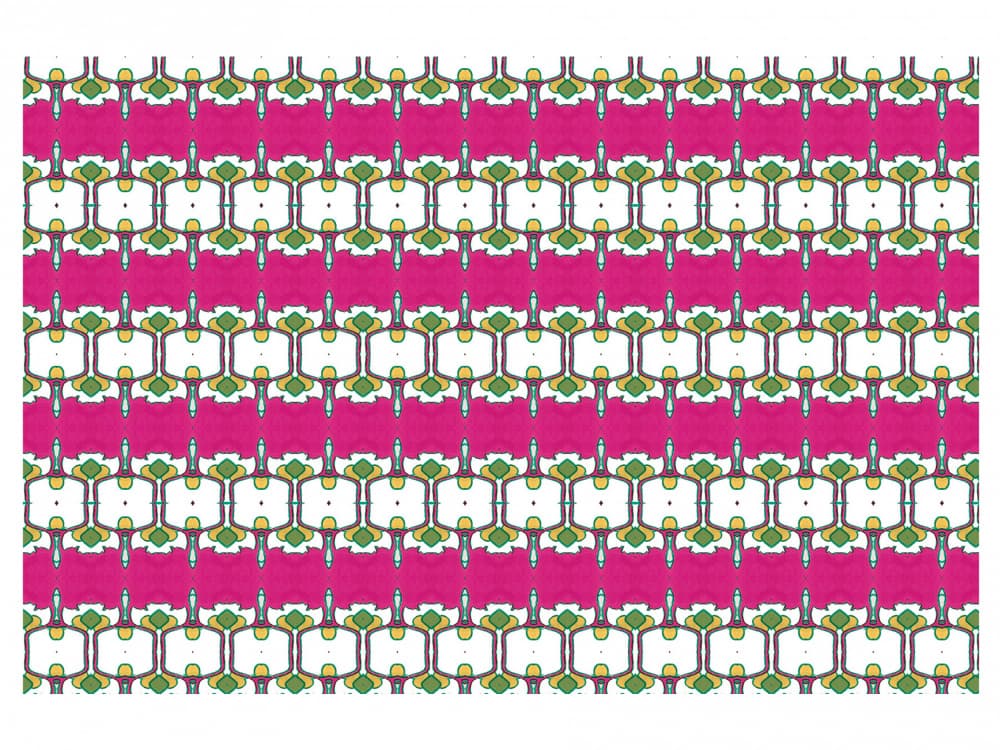 Magenta Geometric Pattern by Breanna Megan Studio — canvas wall art