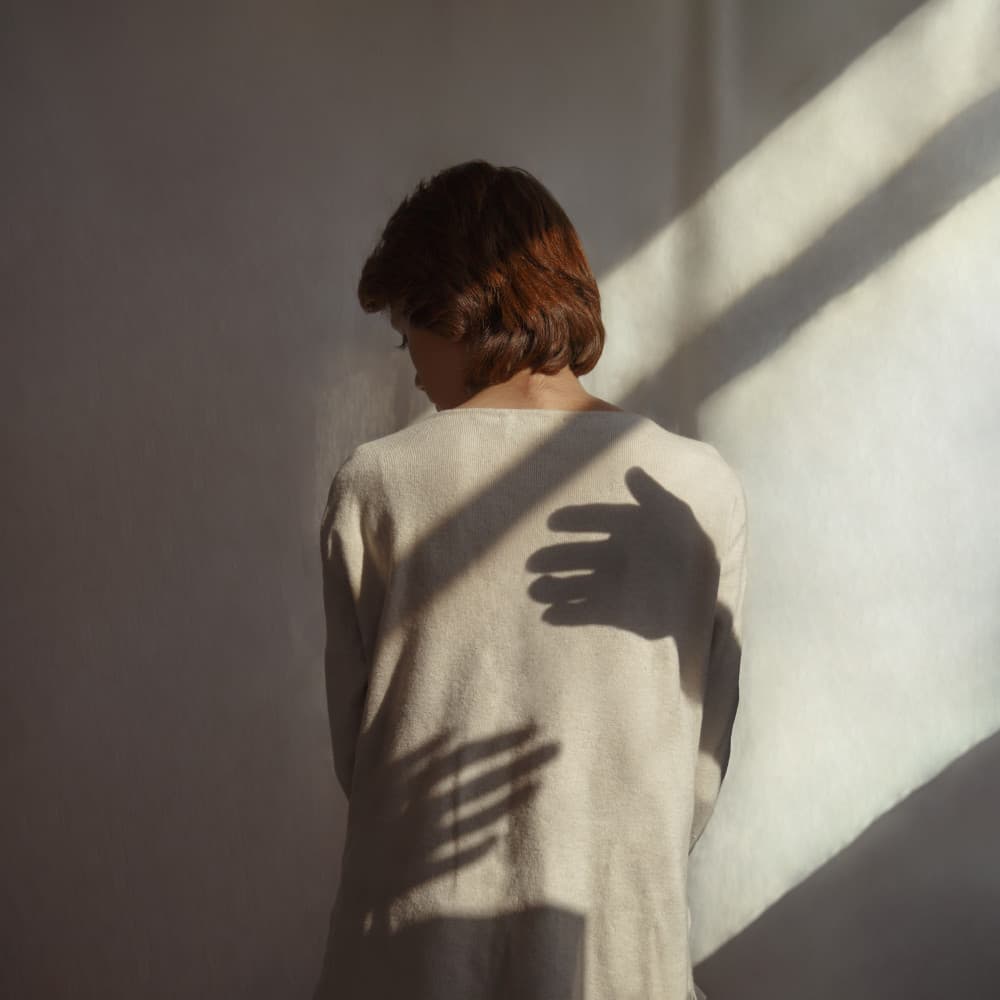 Golden Hour Shadow Hands by Morteza Yousefi — canvas wall art