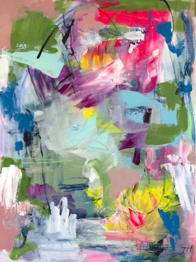 Vibrant Abstract Energy by Tove Höglund — canvas wall art