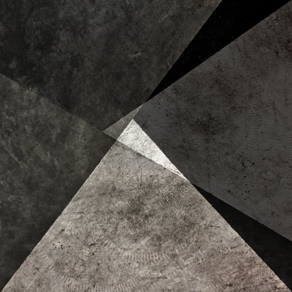 Geometric Concrete Abstraction by Gilbert Claes — canvas wall art