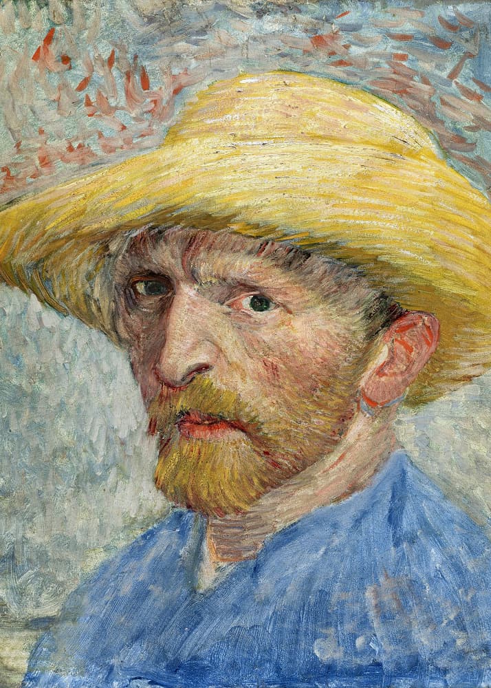 Vincent Van Gogh's Self Portrait (1887) by Vincent Van Gogh — canvas wall art