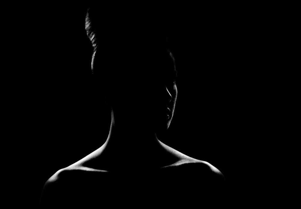 Elegant Shadow Profile by Sergey Kokinskiy — canvas wall art