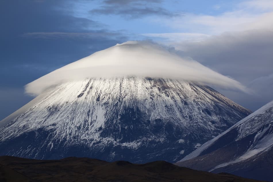 Mountain With Cloud Cap by Denis Budkov — canvas wall art