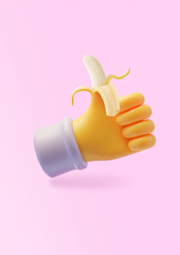 Banana Thumbs Up Hand