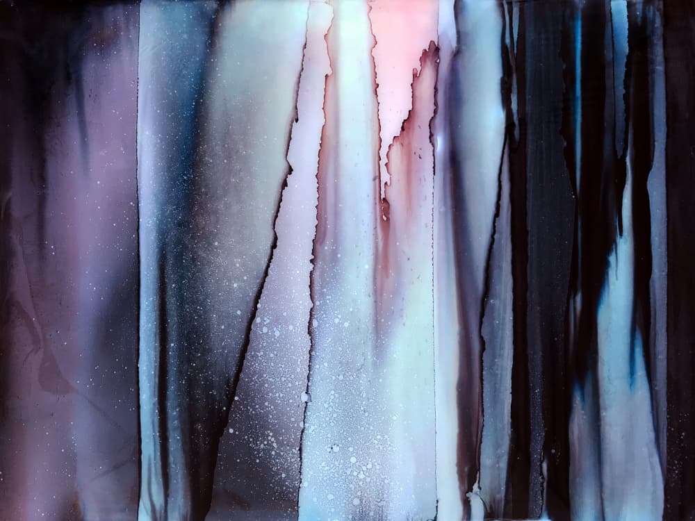 Ethereal Cosmic Flow by Alyson Storms — canvas wall art