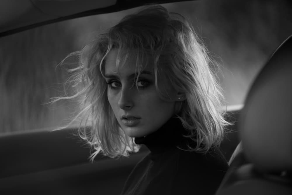 Mysterious Car Portrait by Małgorzata Masarz — canvas wall art