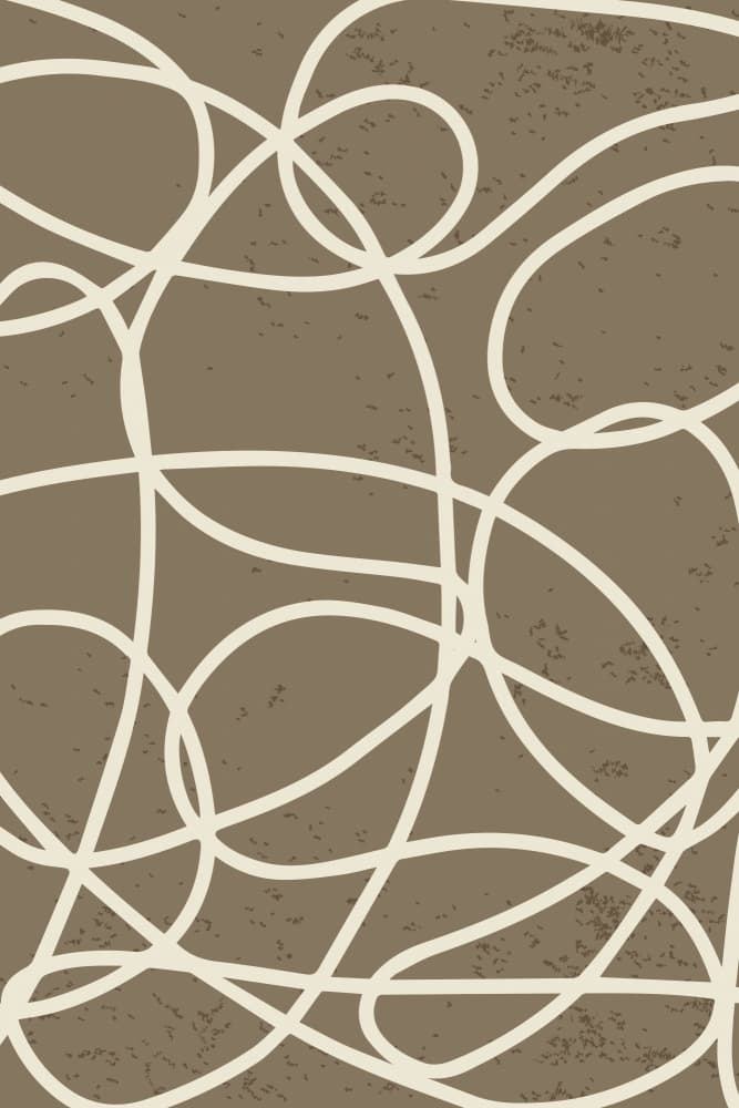 Modern Organic Lines by jay stanley — canvas wall art