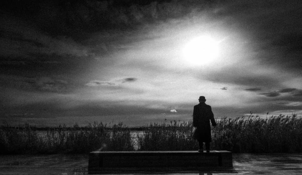 Solitary Figure Bright Sky by Ramiz Sahin — canvas wall art
