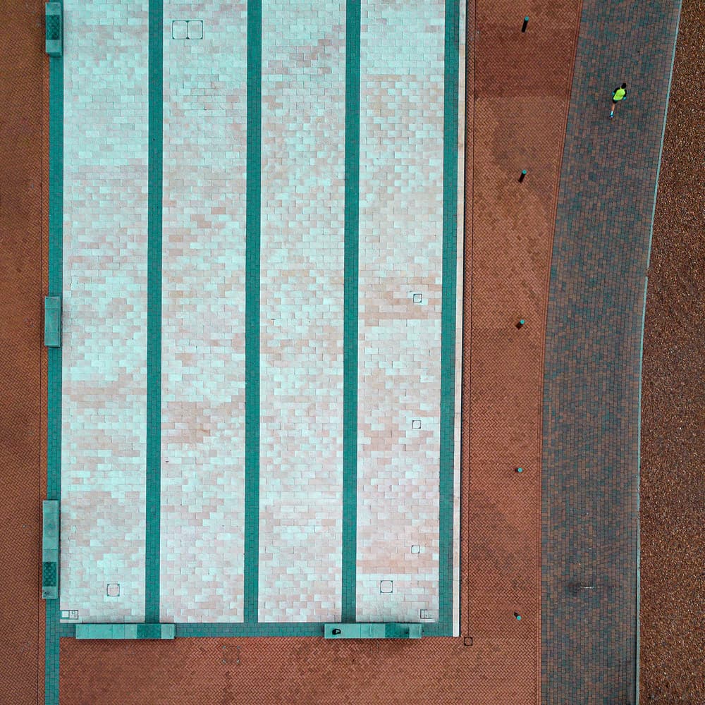 Urban Pavement Geometry by Jure Kravanja — canvas wall art
