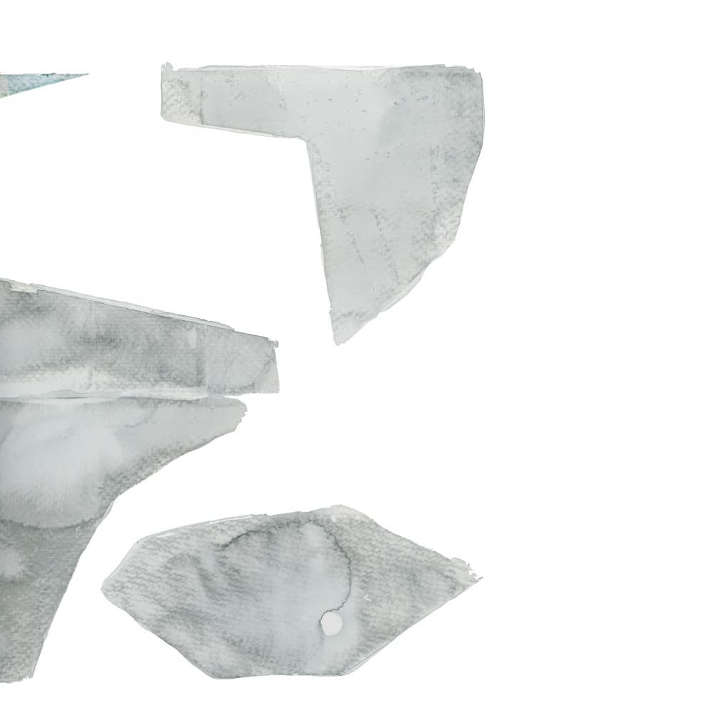 Muted Watercolor Shapes by cartissi — canvas wall art
