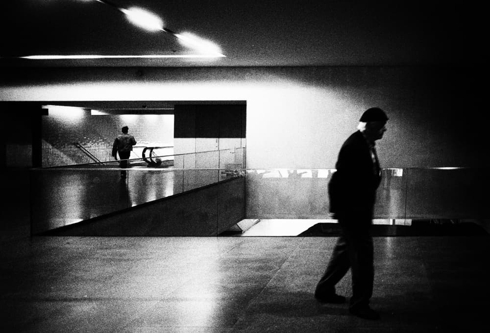 Shadows In The Metro by Paulo Abrantes — canvas wall art