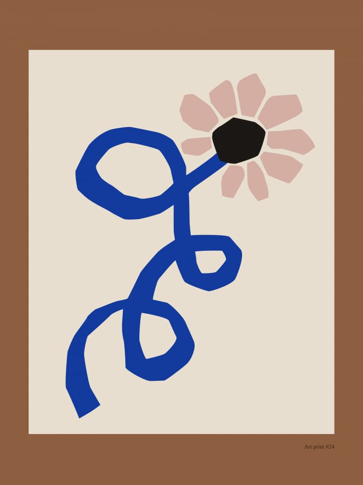 Curvy Blossom Path by Treechild — canvas wall art