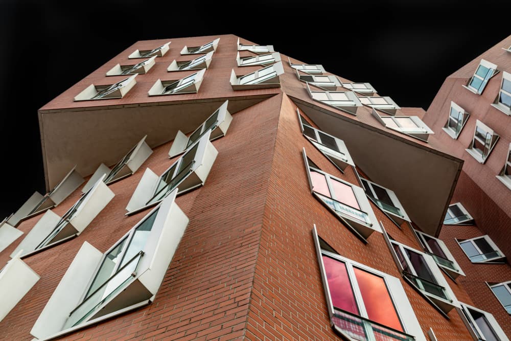 Dynamic Building Angles by Urs Zimmermann — canvas wall art