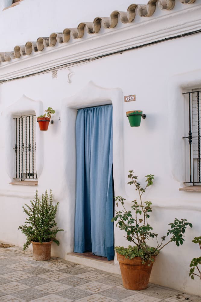 Quaint Spanish House by Claudia Casal — canvas wall art