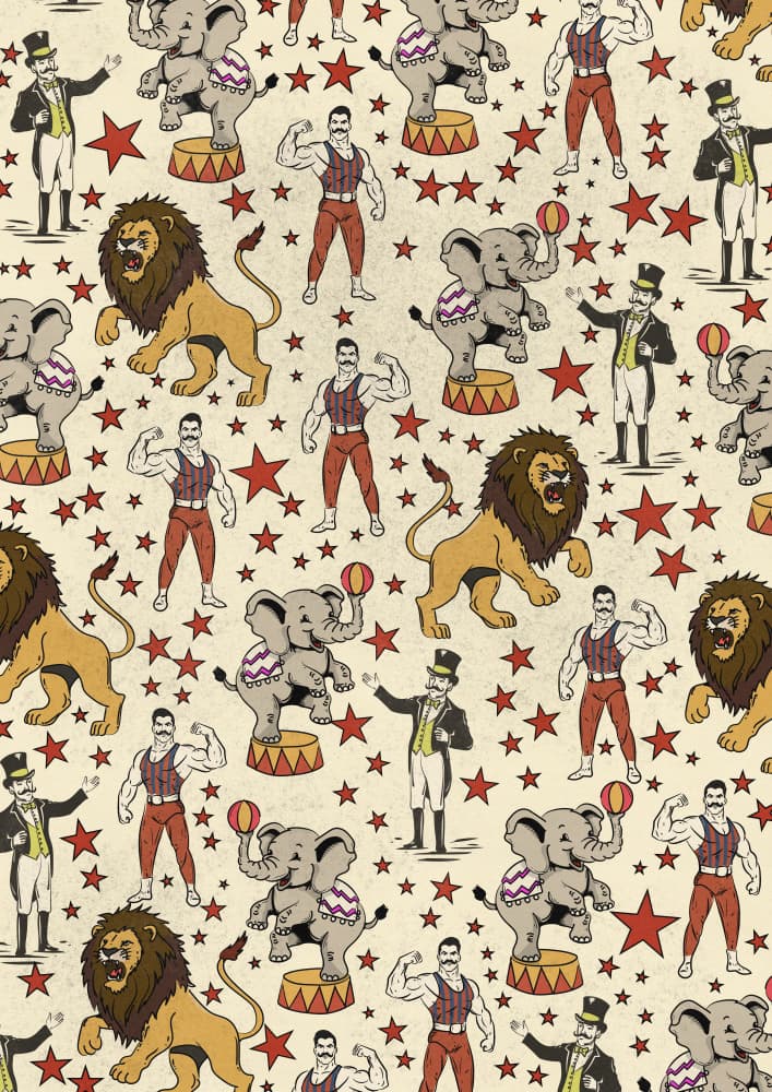 Vintage Circus Pattern