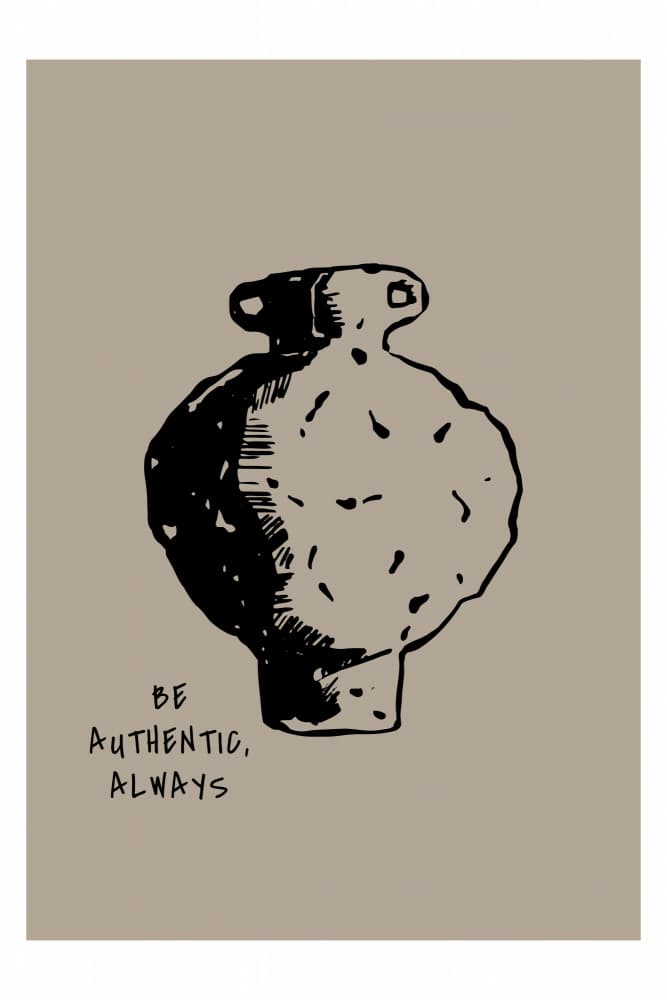 Beauthentic by Treechild — canvas wall art
