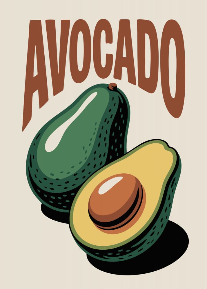 Delicious Green Avocados