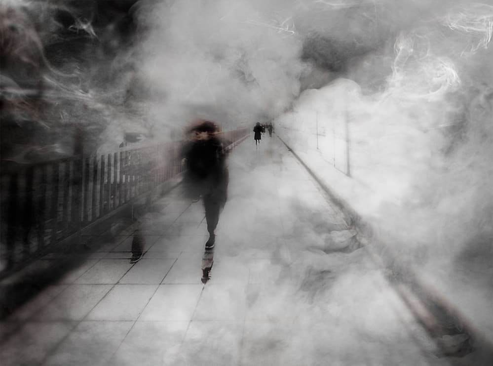 Mysterious Foggy Path by Carmine Chiriacò — canvas wall art