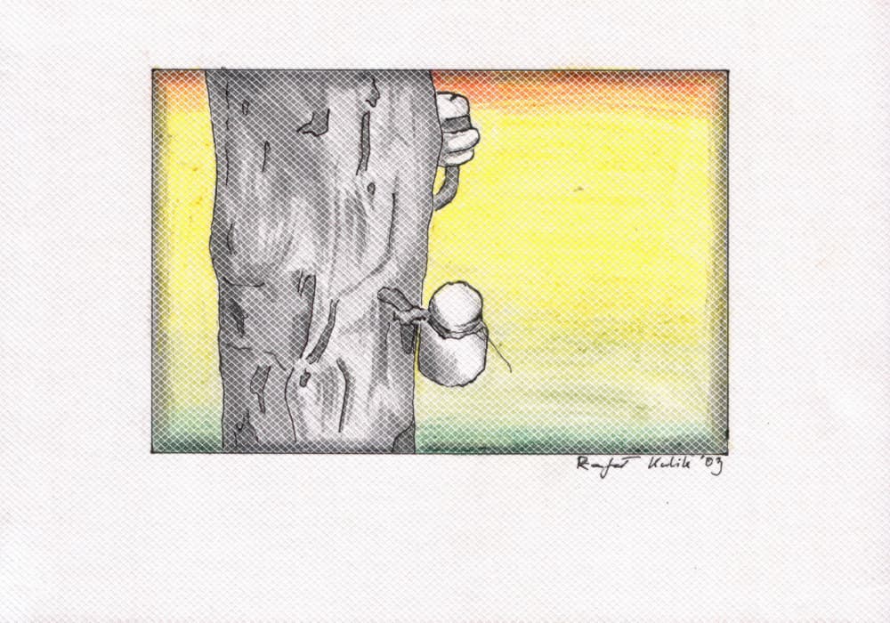 Tree Sap Collection Sunset by Kulik — canvas wall art
