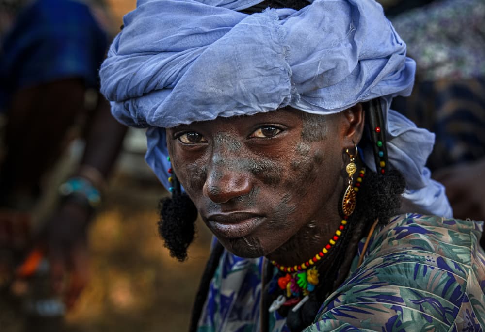 Expressive African Portrait by Joxe Inazio Kuesta Garmendia — canvas wall art