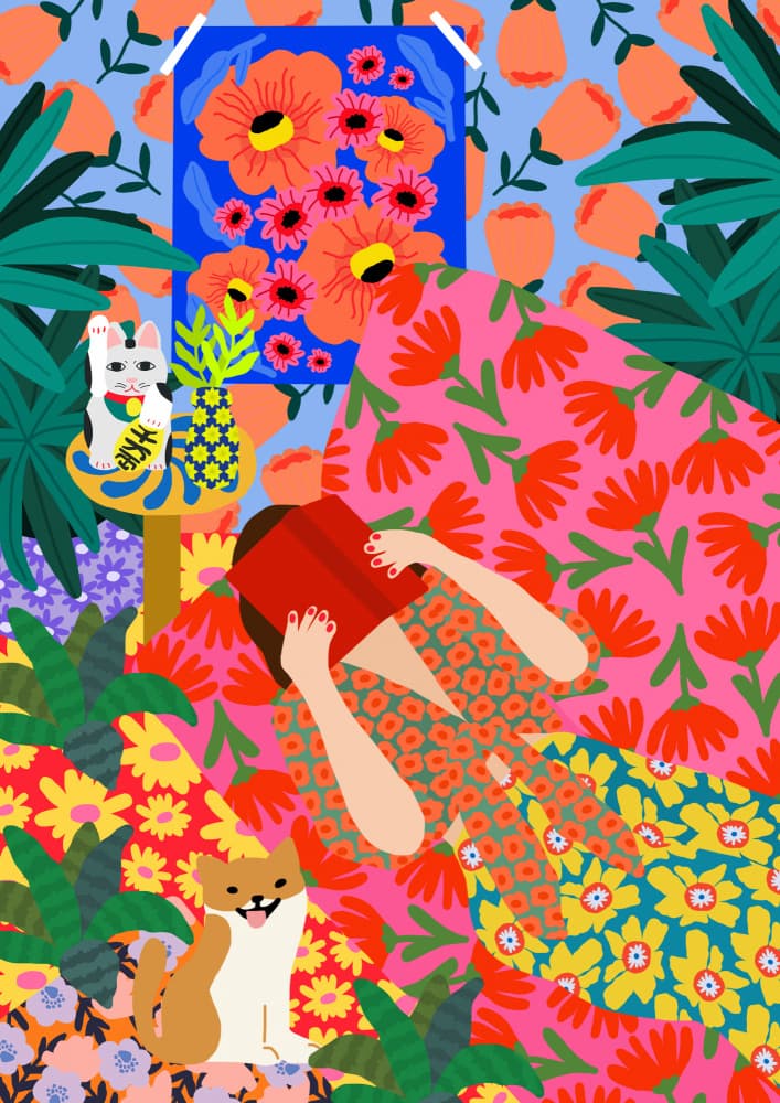 Patterned Escape by Rafaela Mascaro — canvas wall art