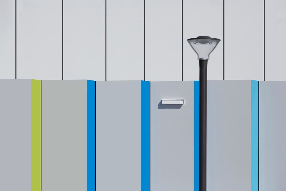 Bright Urban Geometry by Jan Niezen — canvas wall art