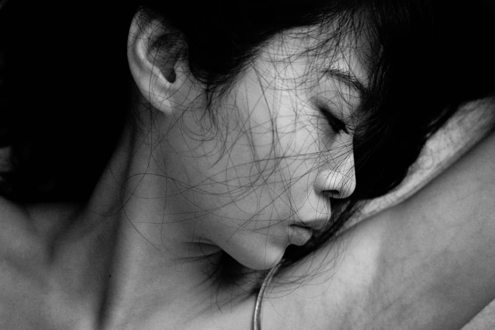 Serene Woman Sleeping by Takaaki Ishikura — canvas wall art