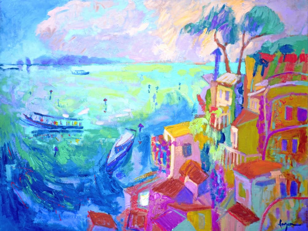 Nature Inspired Landscape by Dorothy Fagan — canvas wall art
