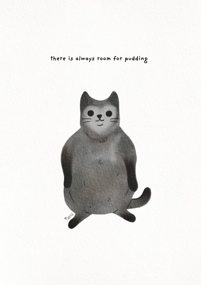 Always Room For Pudding by Tara Royle — canvas wall art