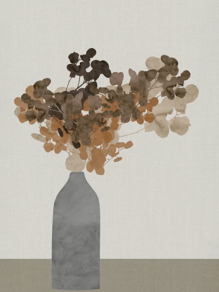 Modern Botanical Still Life by cartissi — canvas wall art