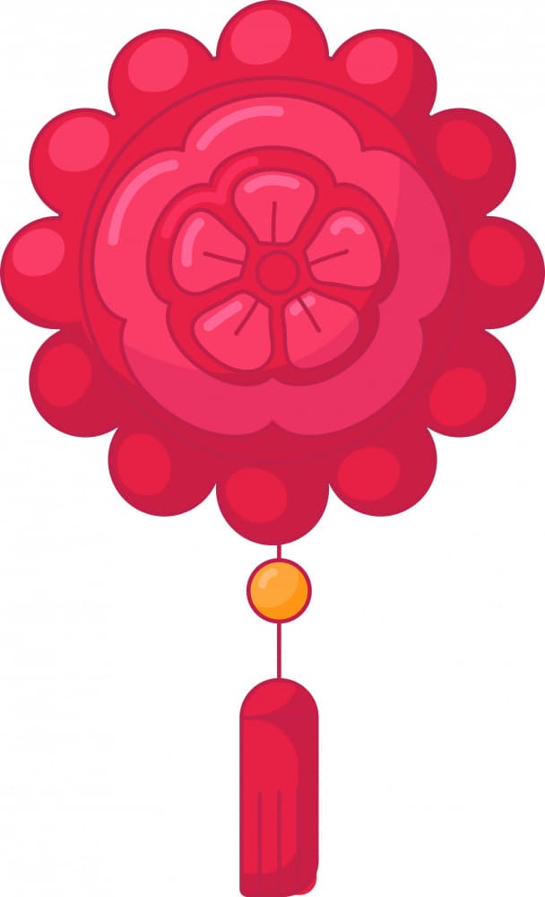 Vibrant Red Bloom Lantern by Marika Barsrsind β canvas wall art