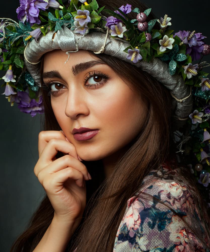 Enchanting Floral Beauty by Mehdi Mokhtari — canvas wall art
