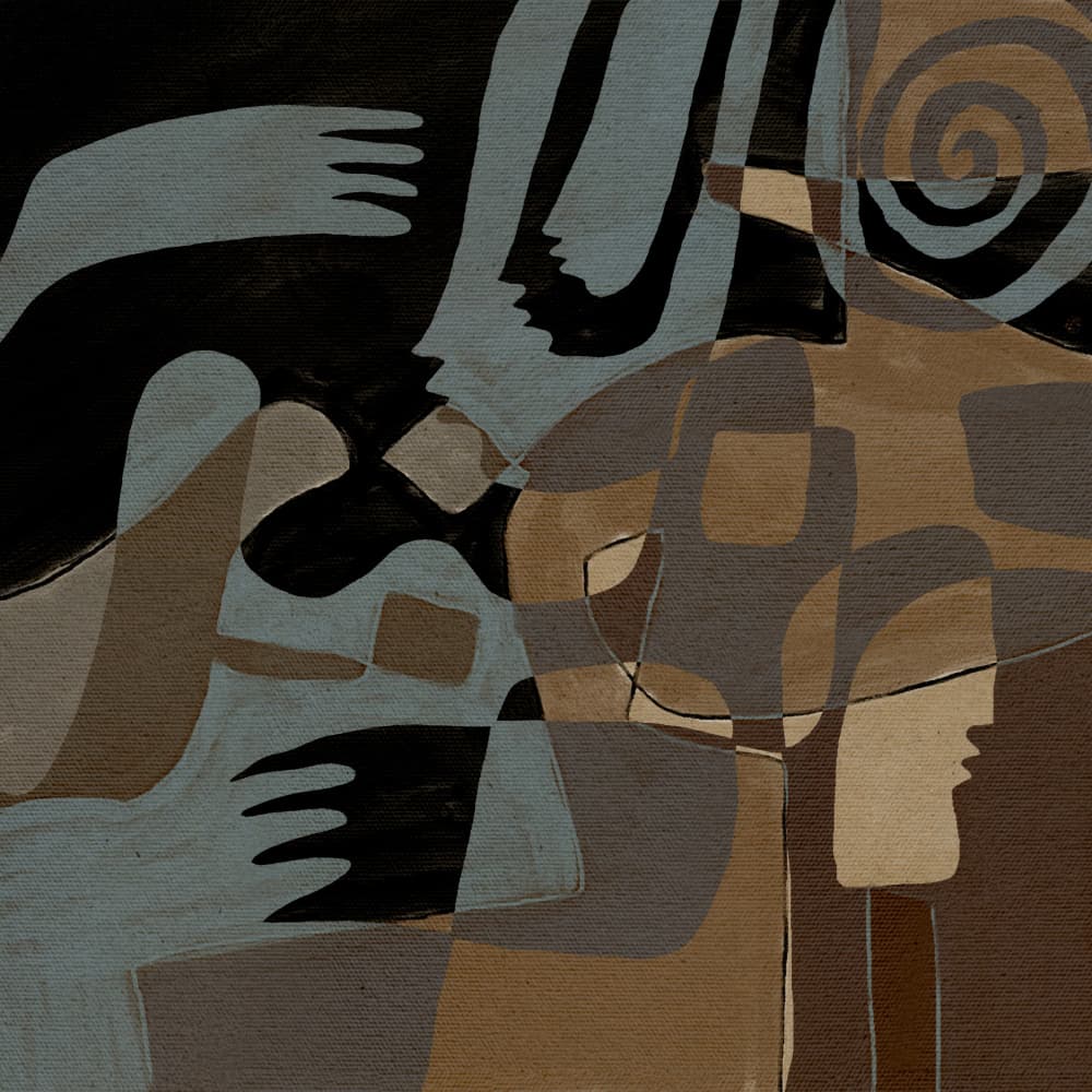 Essence 4 by Shatha Al Dafai — canvas wall art