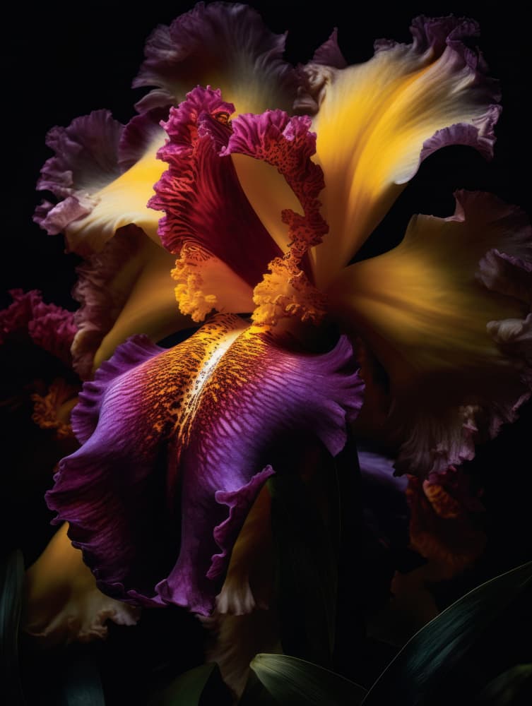 Vibrant Orchid Bloom by Bilge Paksoylu — canvas wall art