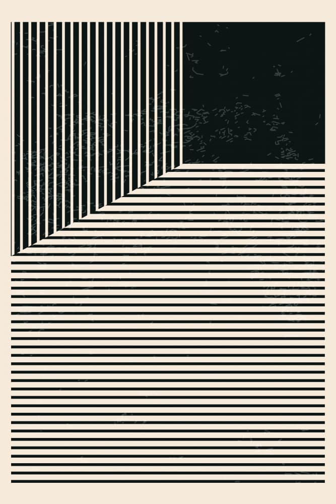 Bold Geometric Composition by jay stanley — canvas wall art