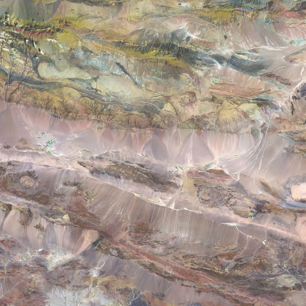 Abstract Desert Layers by Pelin Atilla — canvas wall art