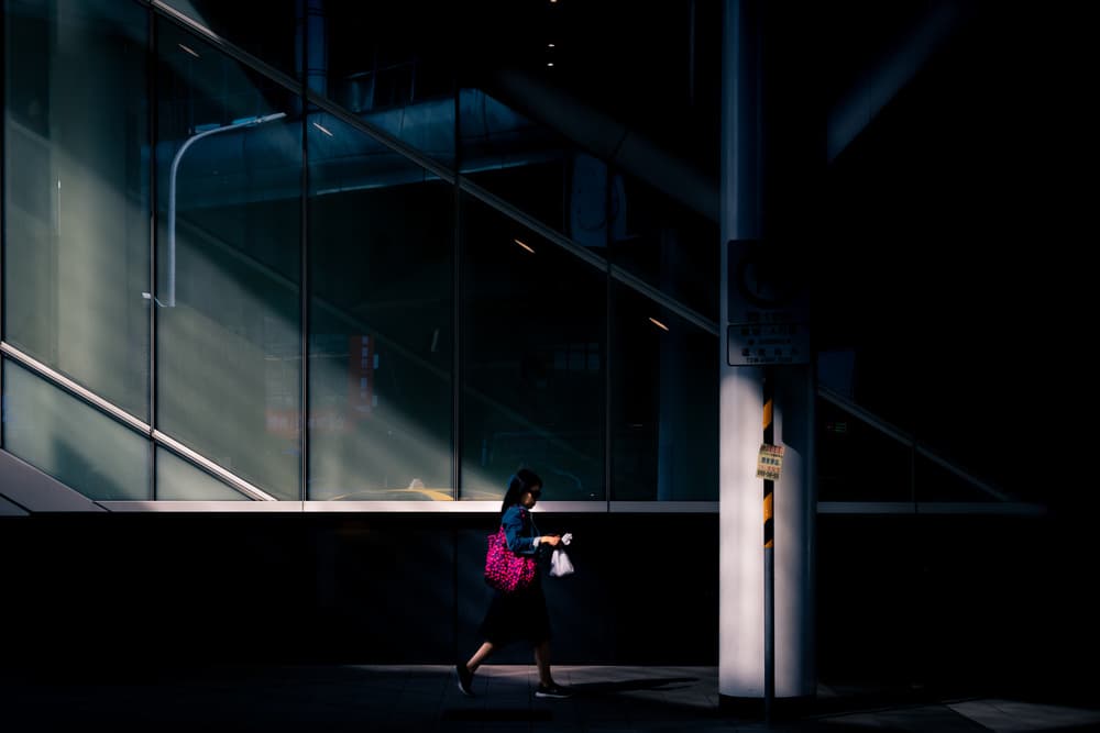 Dramatic City Walk by Fengshou . Lin 林峰守 — canvas wall art