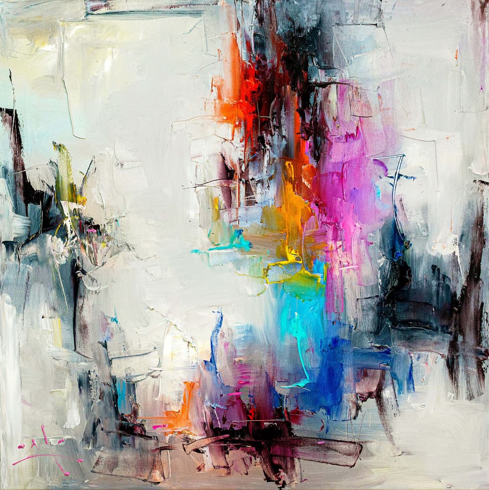 Dynamic Color Burst by Stanislav Lazarov — canvas wall art