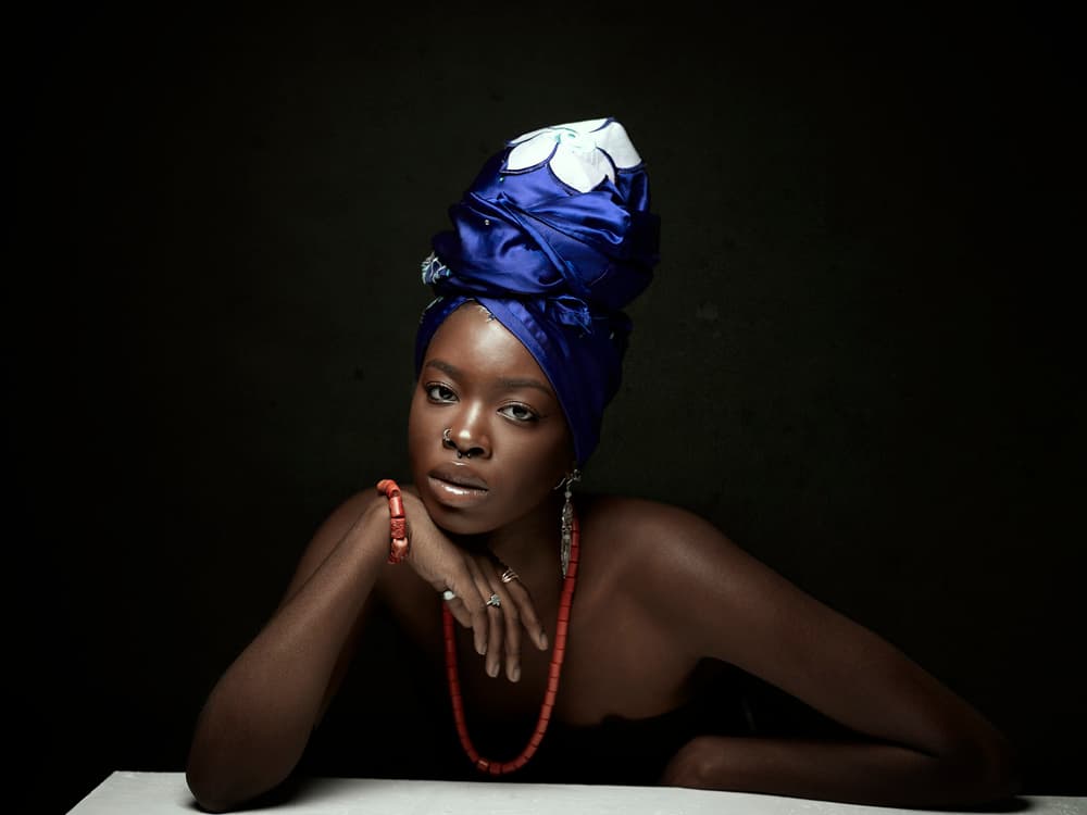 Regal African Beauty by Giacomo Bruno — canvas wall art