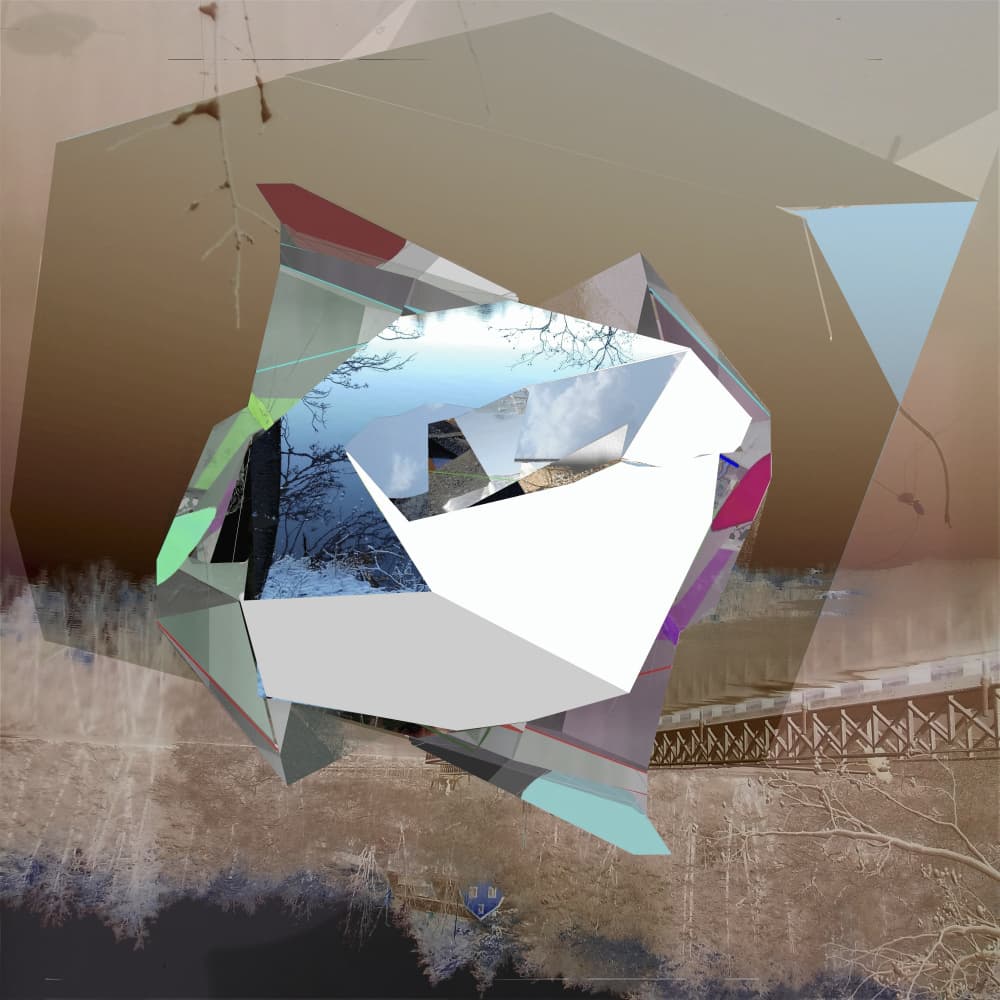 Geometric Winter Dream by Stefan Fransson — canvas wall art