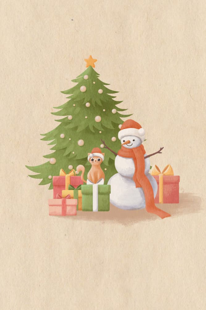 Merry Christmas Companions by Xuan Thai — canvas wall art