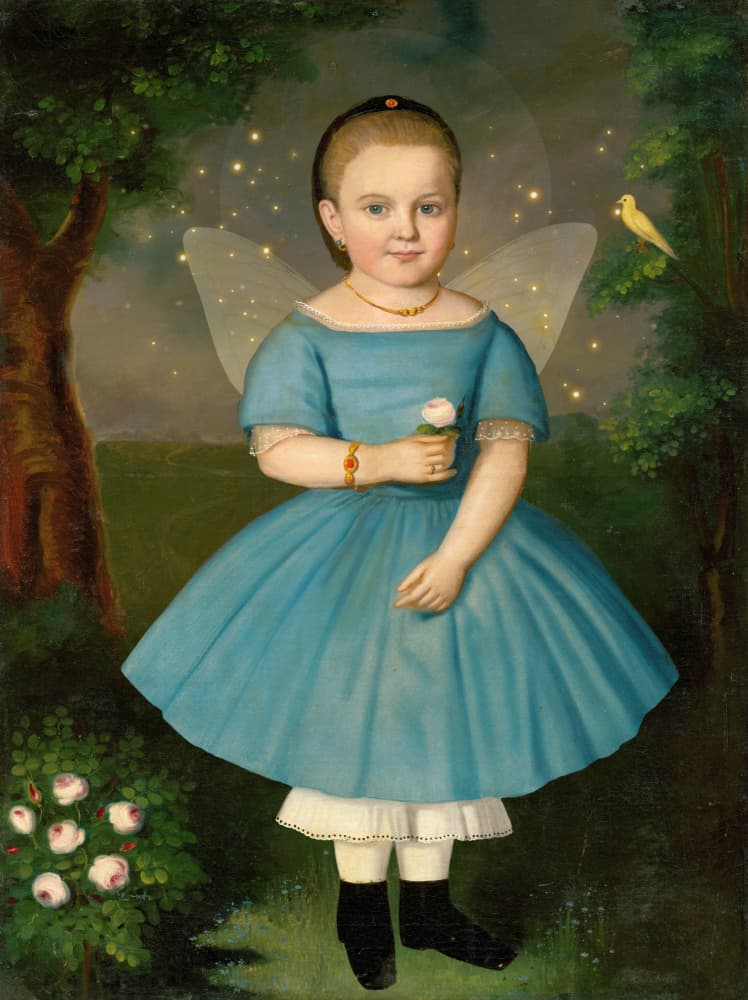 Vintage Fairy Portrait by Marja van den Hurk — canvas wall art