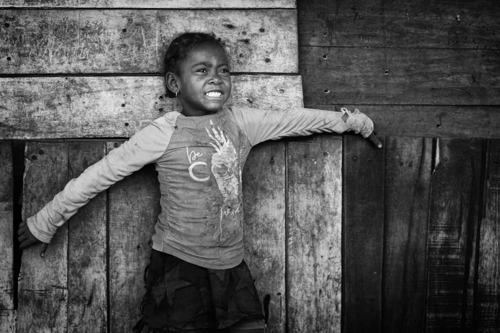 Joyful Child Grin by António Carreira — canvas wall art
