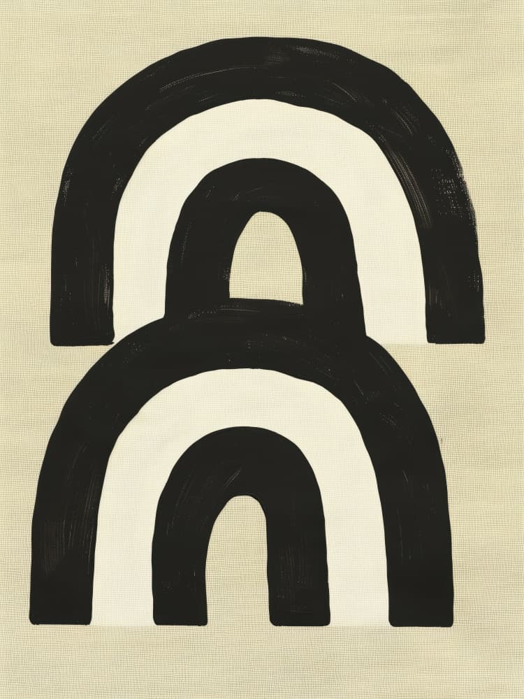 Dual Arches Flowing by Treechild — canvas wall art