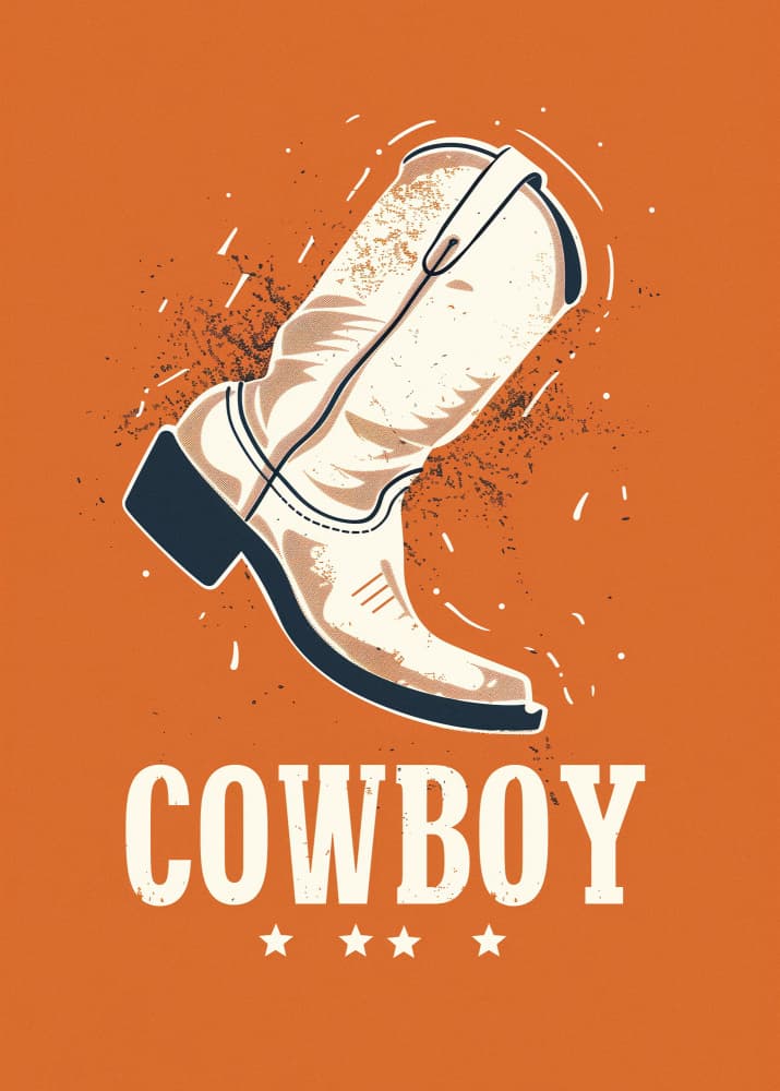 Wild West Cowboy Boot by Pictufy Studio IV — canvas wall art