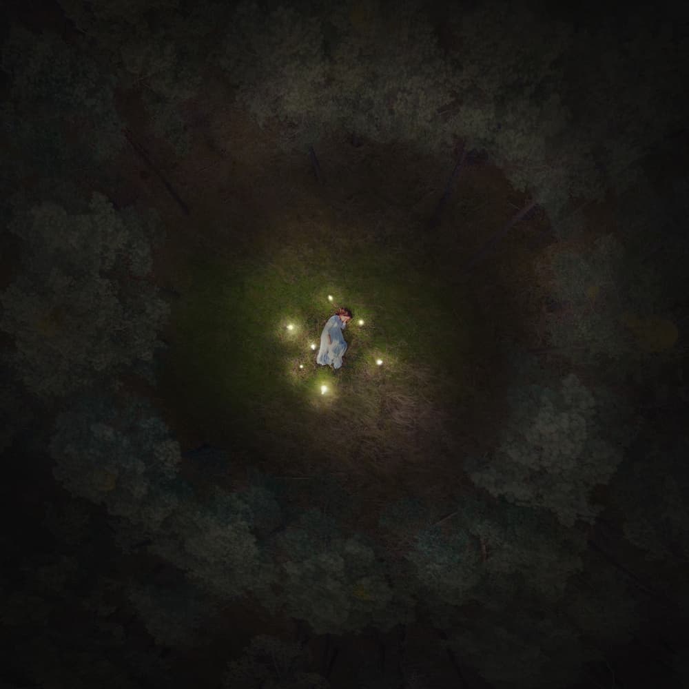 Woman In Glowing Forest by Martin Marcisovsky — canvas wall art