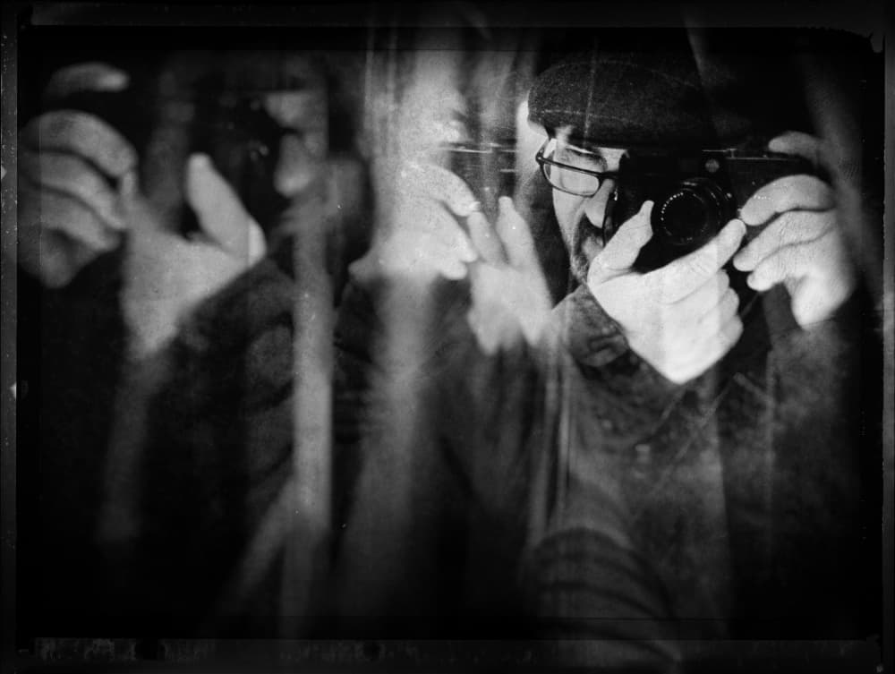 Photographer's Reflection by Adrian Popan — canvas wall art